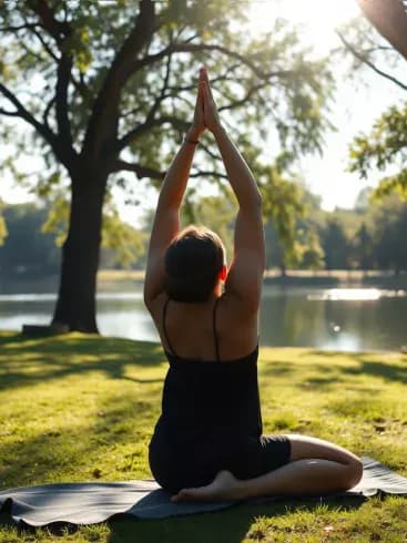 outdoor yoga