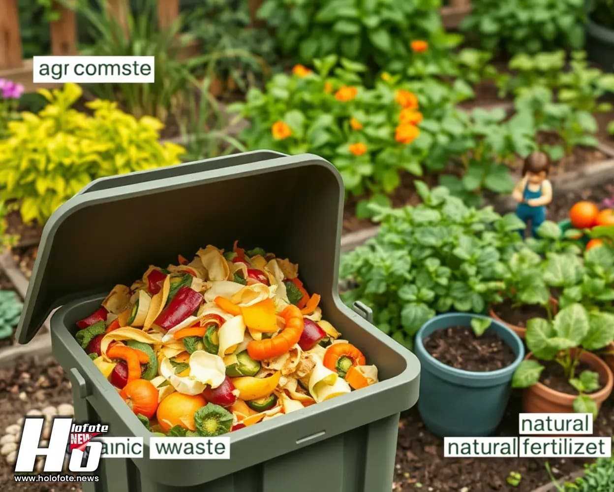 Compostagem Doméstica Sustentável: Redução de Resíduos Orgânicos e Produção de Adubo Natural