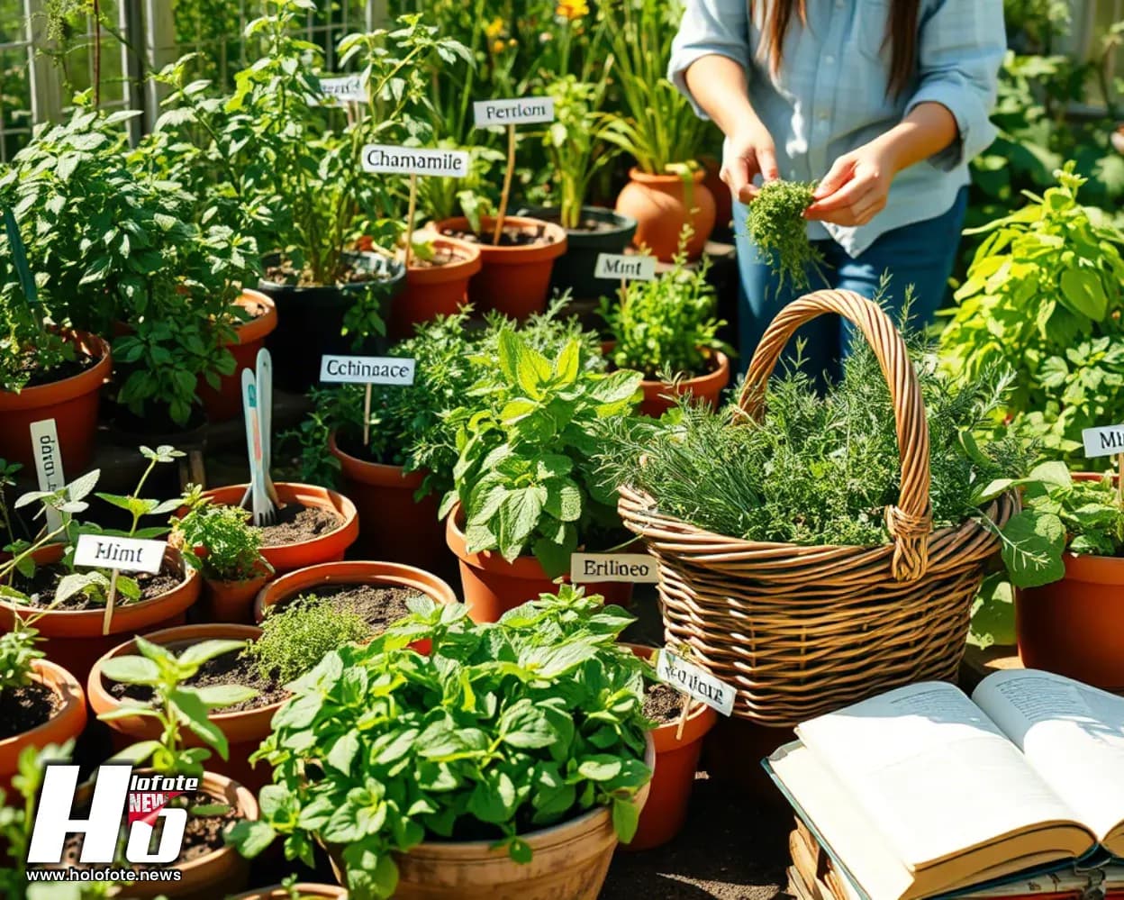 Guia Completo sobre Ervas Medicinais: Cultivo de Ervas Medicinais e Uso Terapêutico de Plantas na Horta Caseira