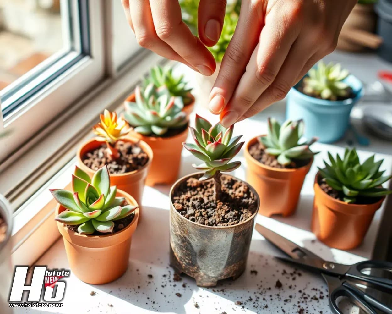 Plantio de Suculentas – Cuidados, Propagação e Dicas Essenciais para um Cultivo Saudável